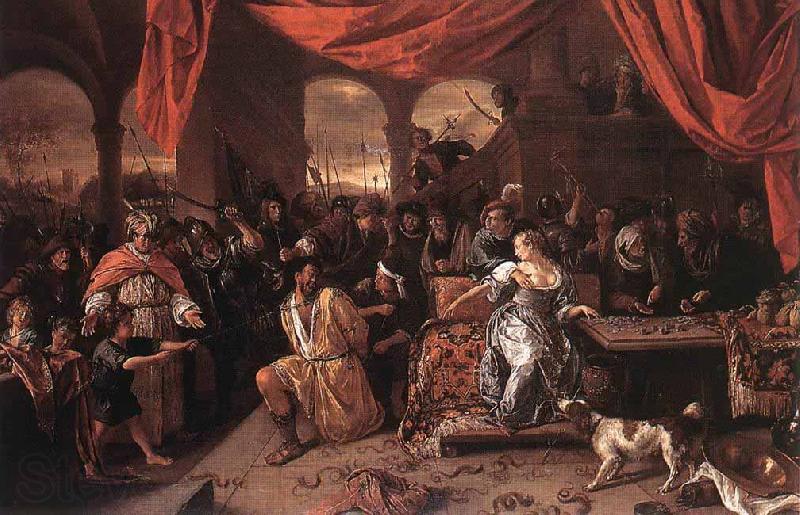 Jan Steen Samson and Delilah Spain oil painting art